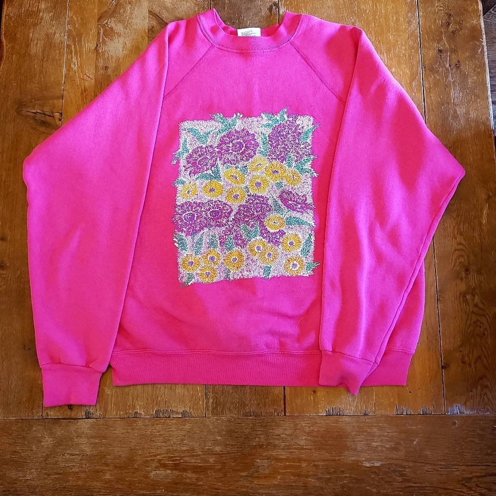 Vintage Crewneck Floral Sweatshirt